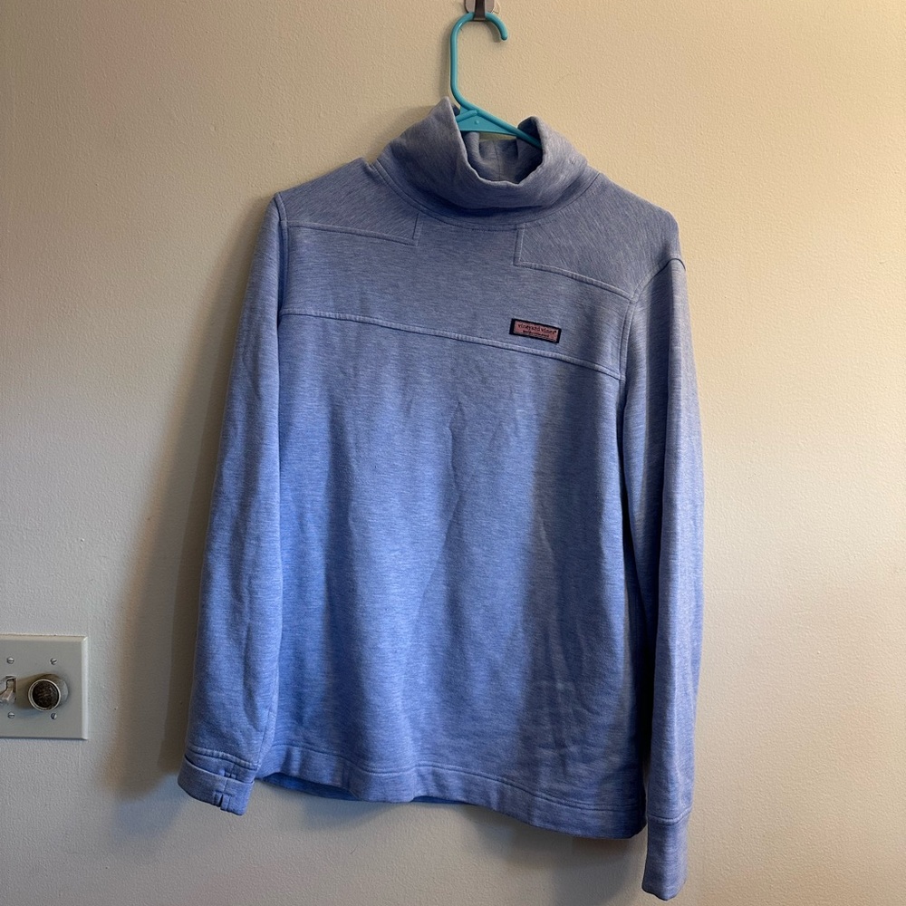 Vineyard Vines Light Blue funnel neck pullover size XS